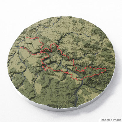 Malerweg Trail 3D Map