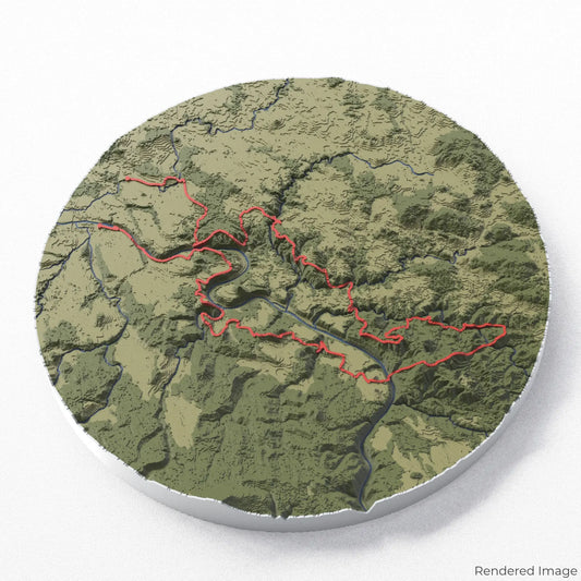 Malerweg Trail 3D Map