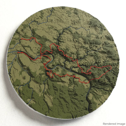 Malerweg Trail 3D Map