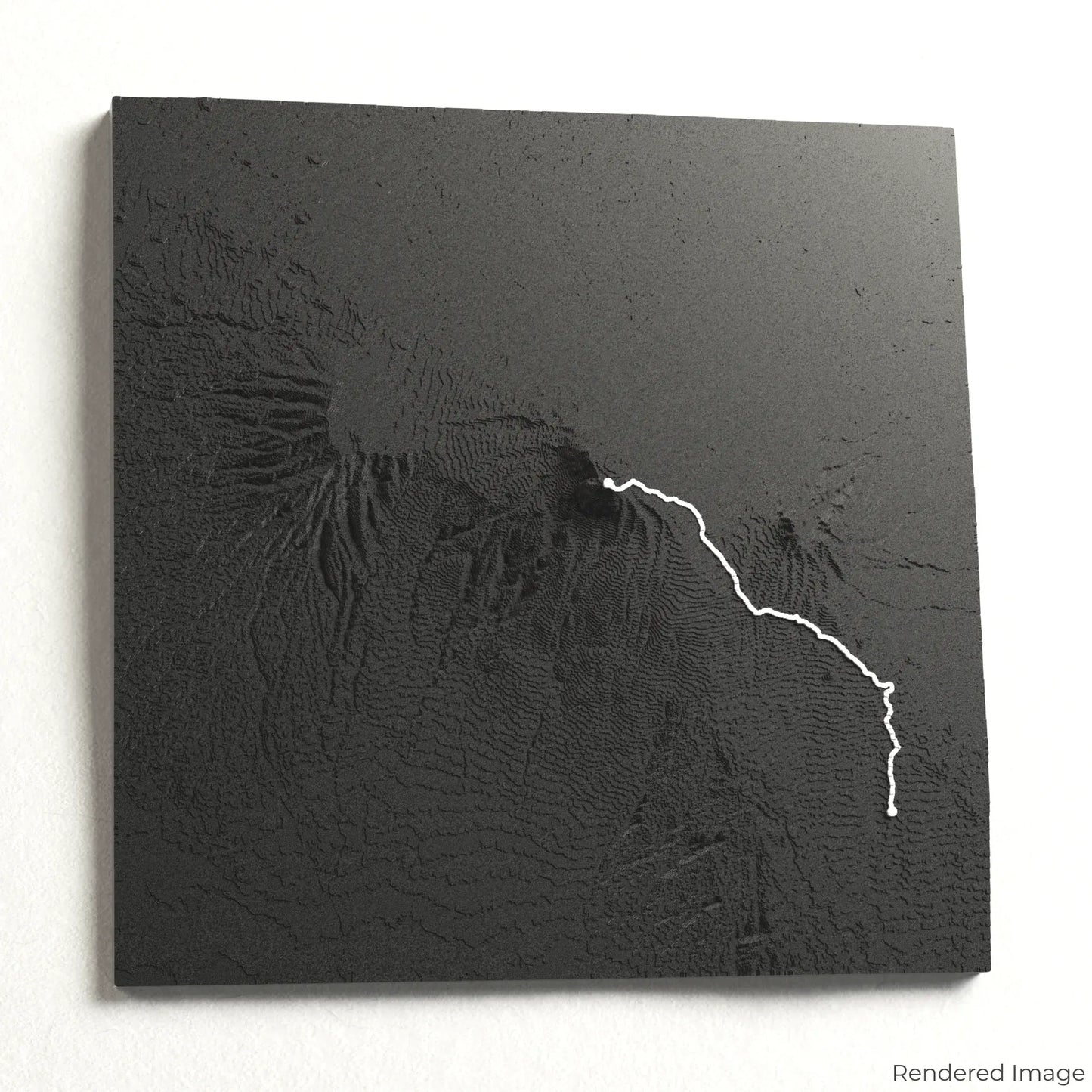 Marangu Route - Mount Kilimanjaro 3D Map