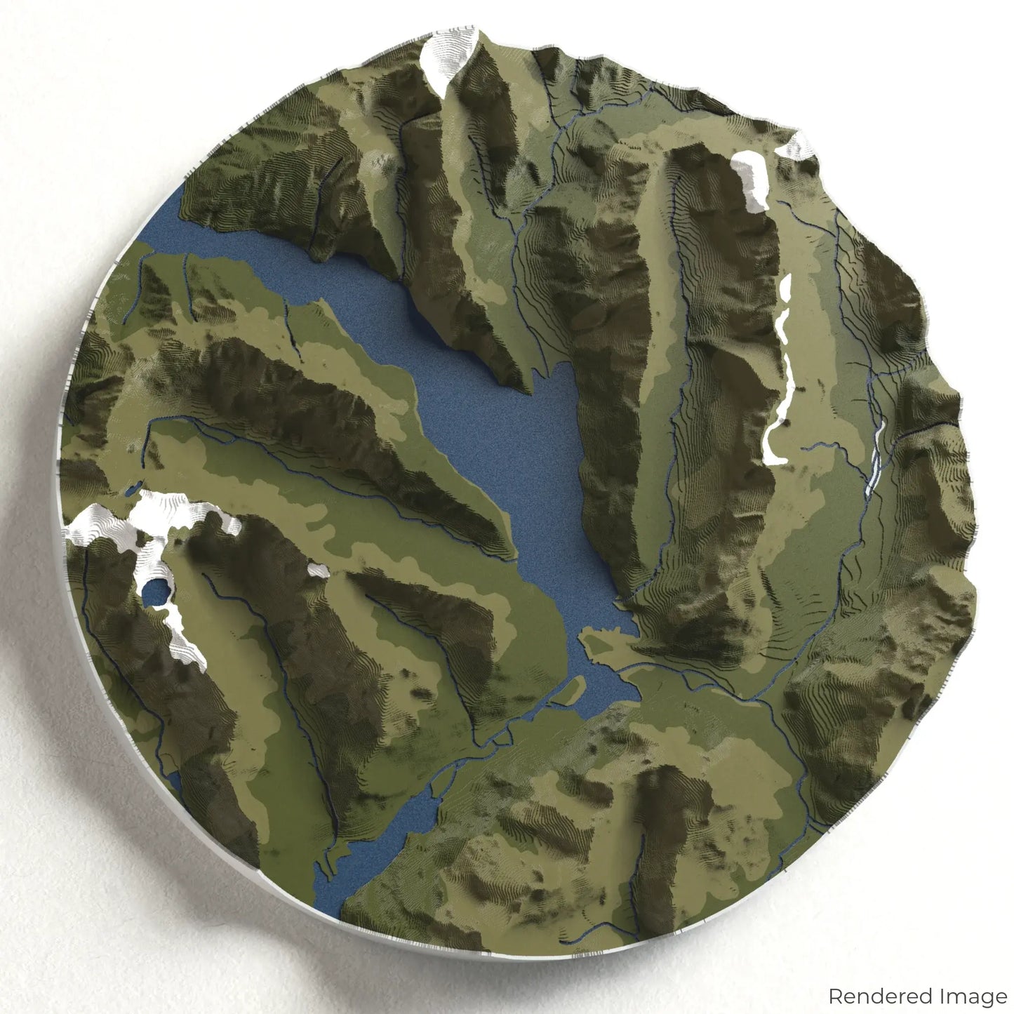 Milford Sound 3D-Karte