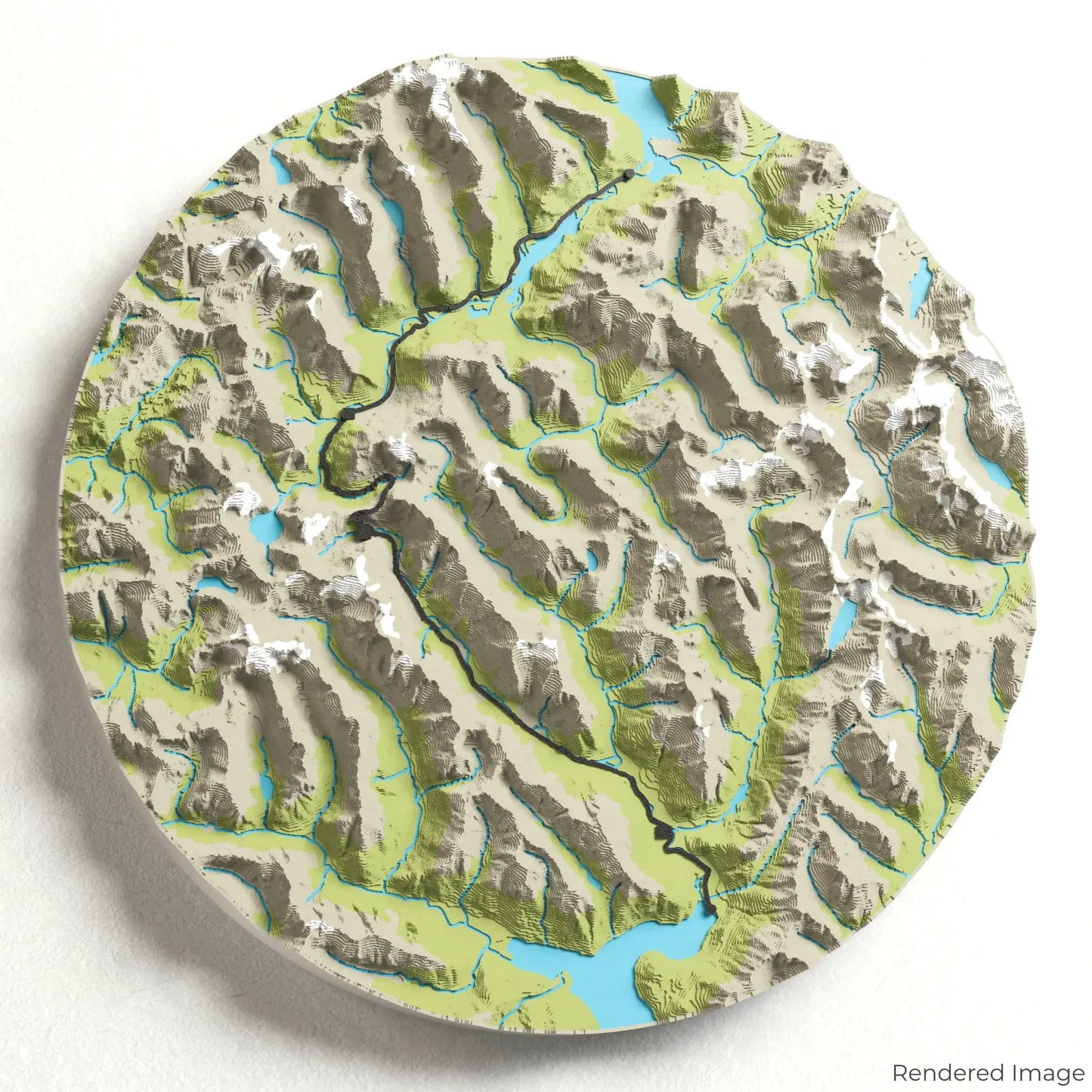 Milford Track 3D-Karte