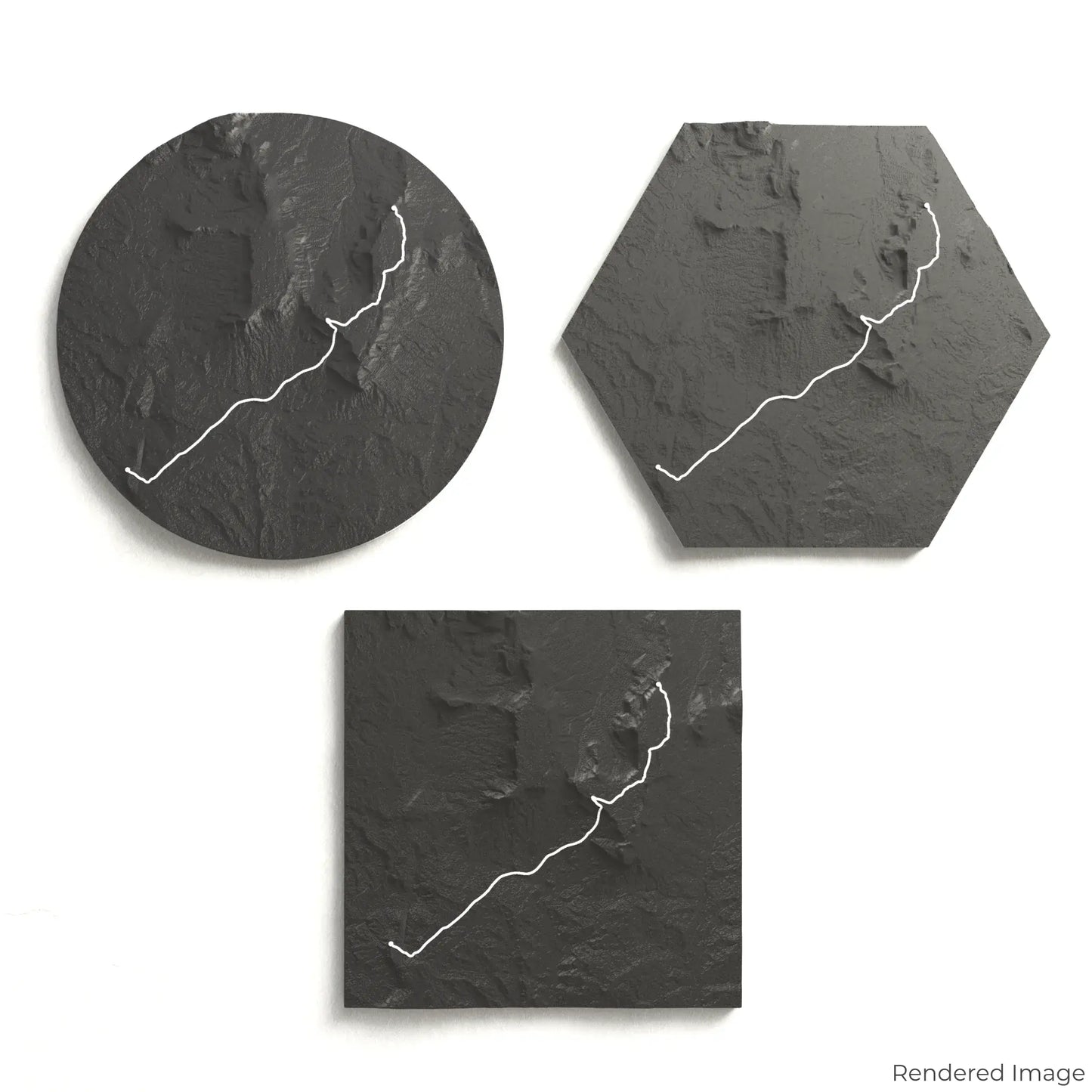 Carte 3D du trek du Mont Roraima