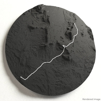 Carte 3D du trek du Mont Roraima