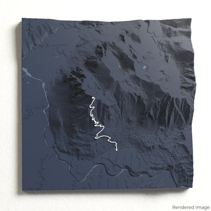 Carte 3D du sentier du Mont Si