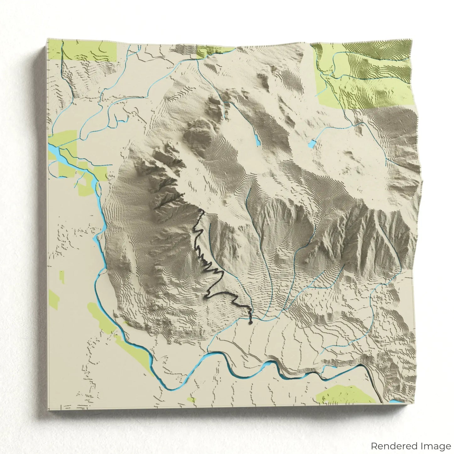 Carte 3D du sentier du Mont Si