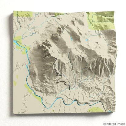 Carte 3D du sentier du Mont Si
