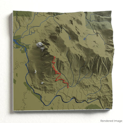 Carte 3D du sentier du Mont Si