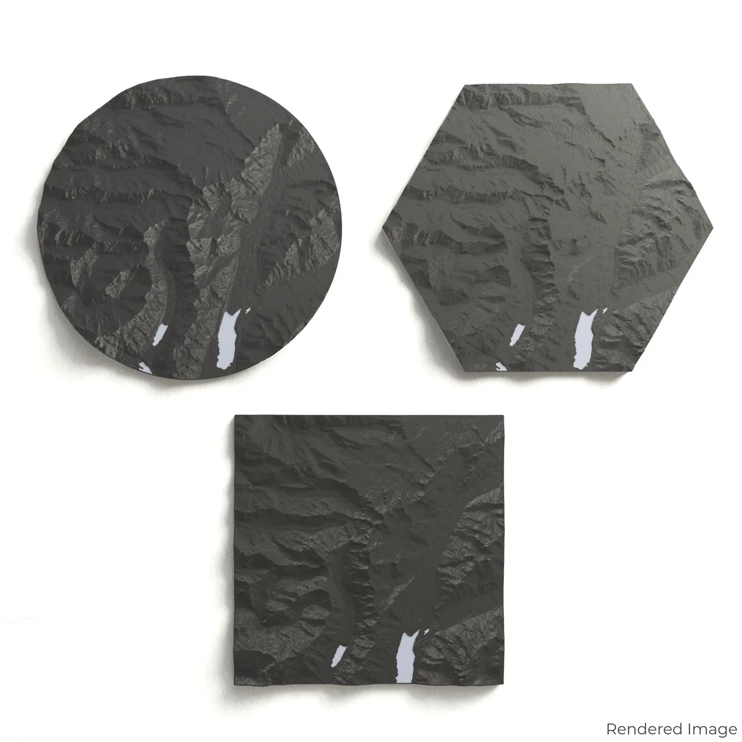 Carte 3D d'Aoraki/Mont Cook