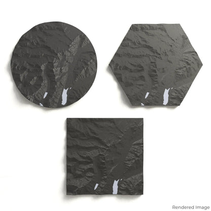Carte 3D d'Aoraki/Mont Cook