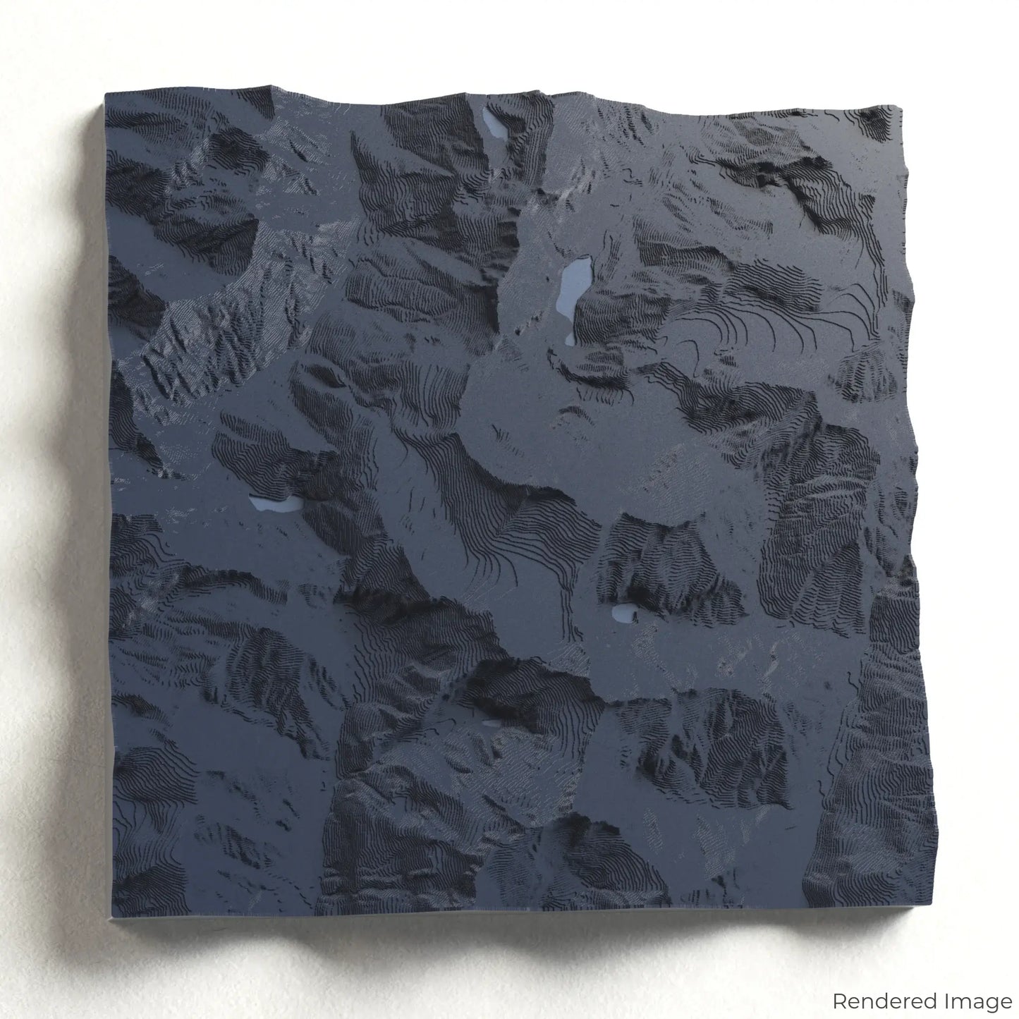 Mount Aspiring / Tititea 3D-Karte