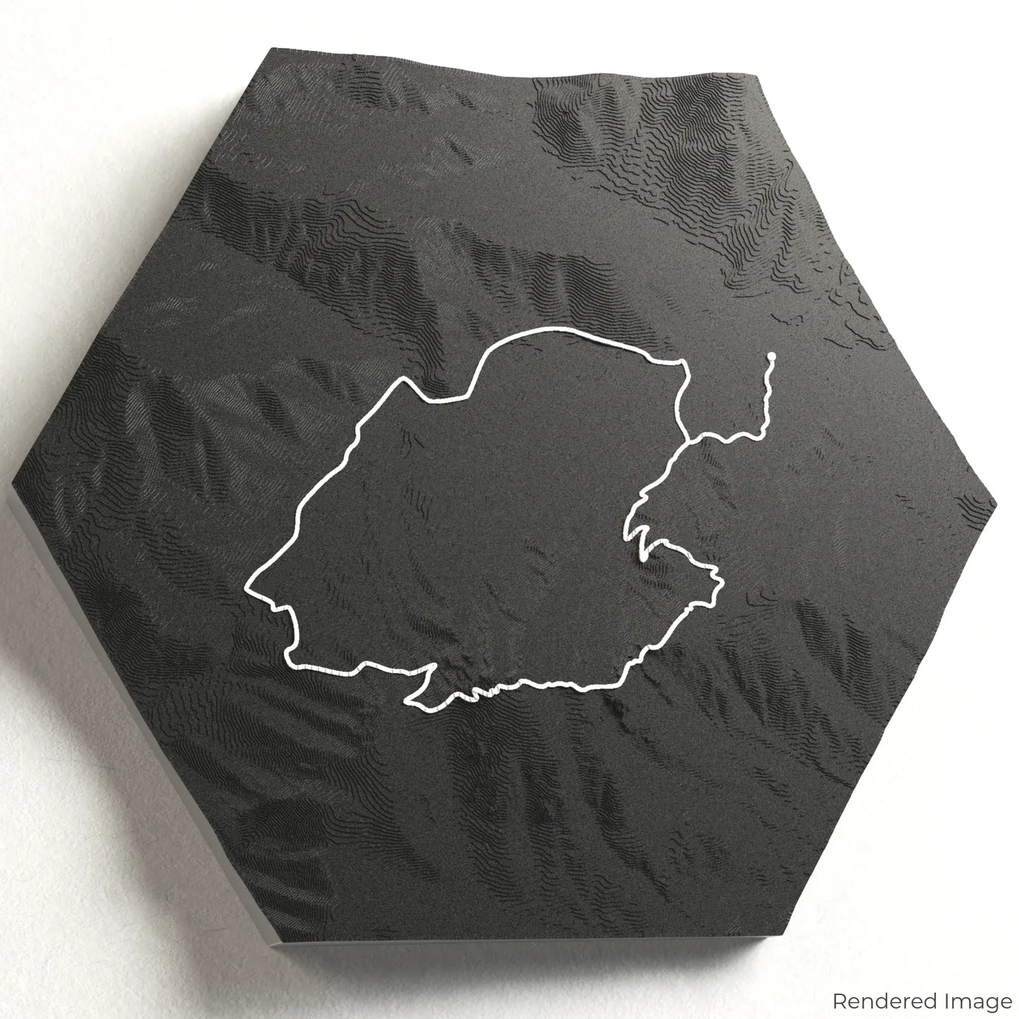 Carte 3D de la boucle de Old Rag Mountain