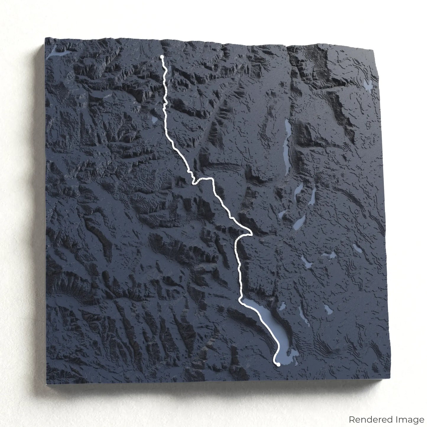 Overland Track 3D Map