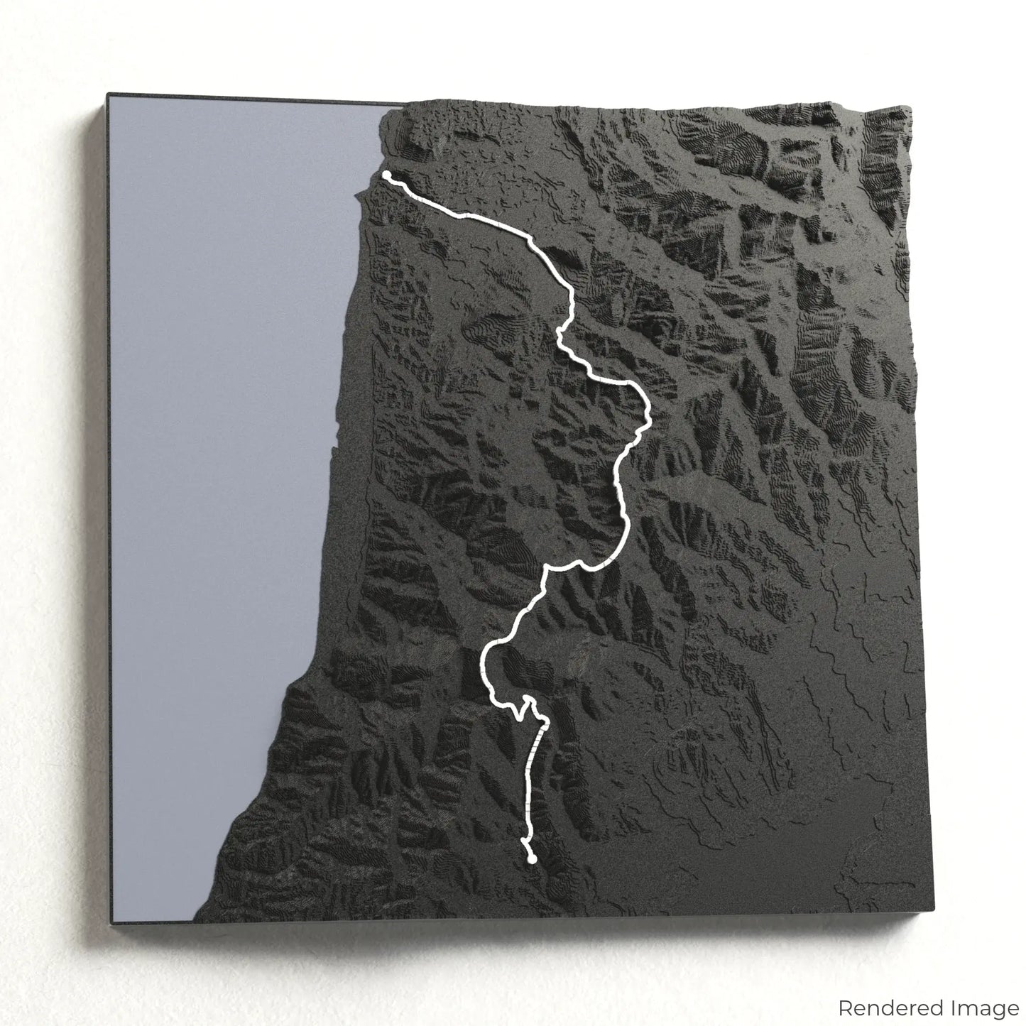 Paparoa Track 3D-Karte