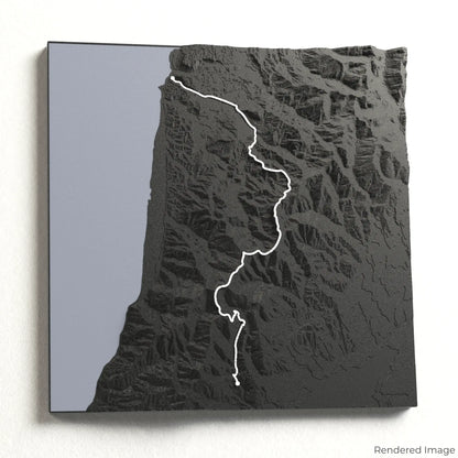 Paparoa Track 3D-Karte