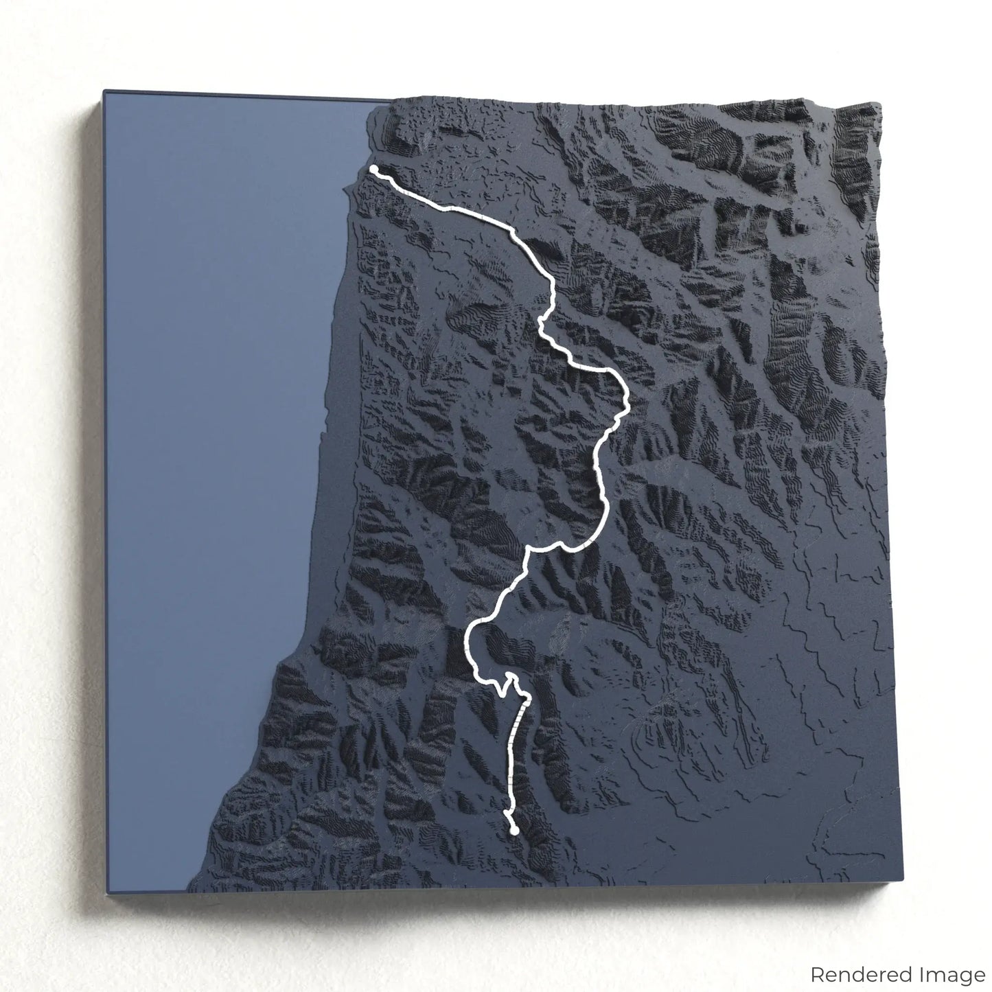 Paparoa Track 3D-Karte