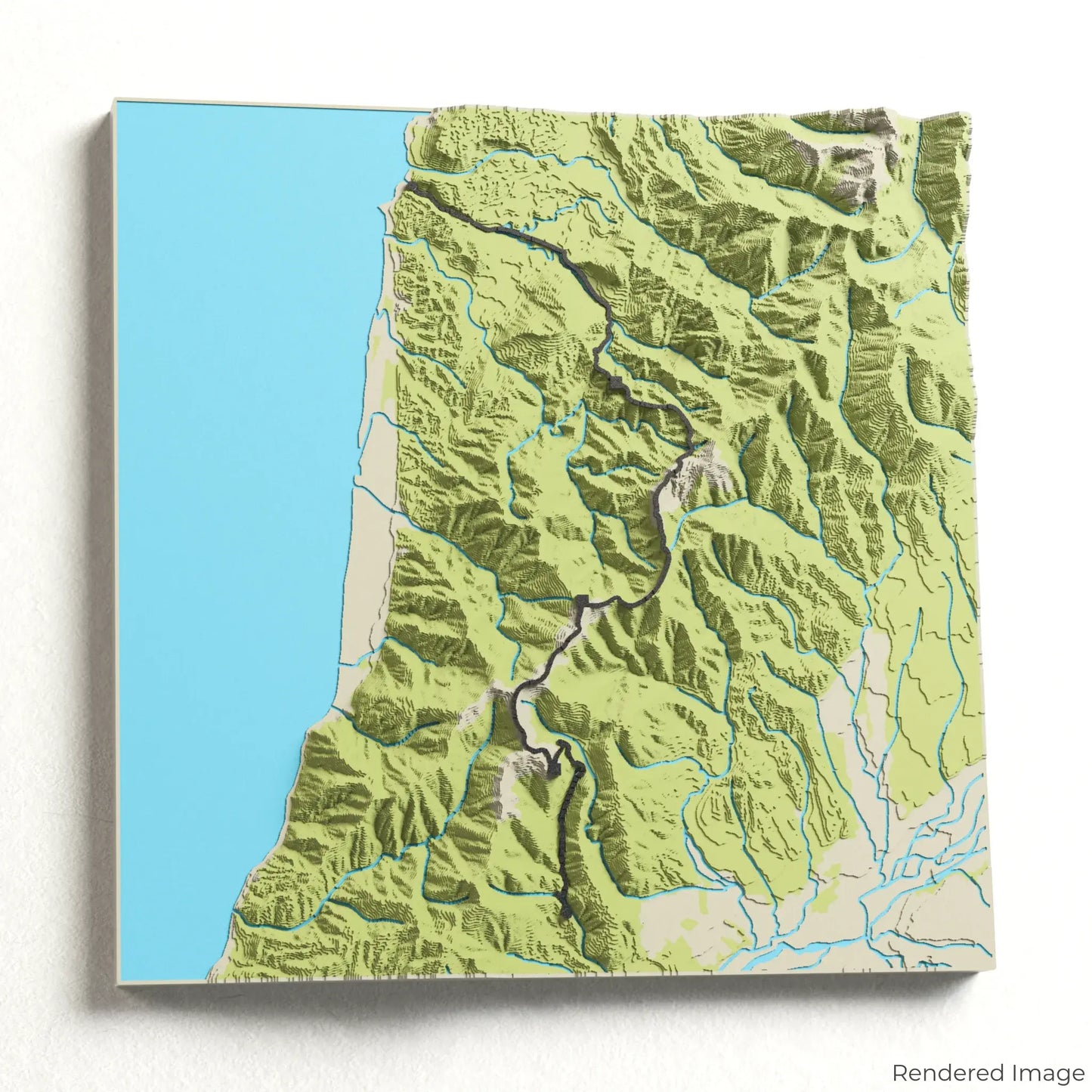 Paparoa Track 3D-Karte