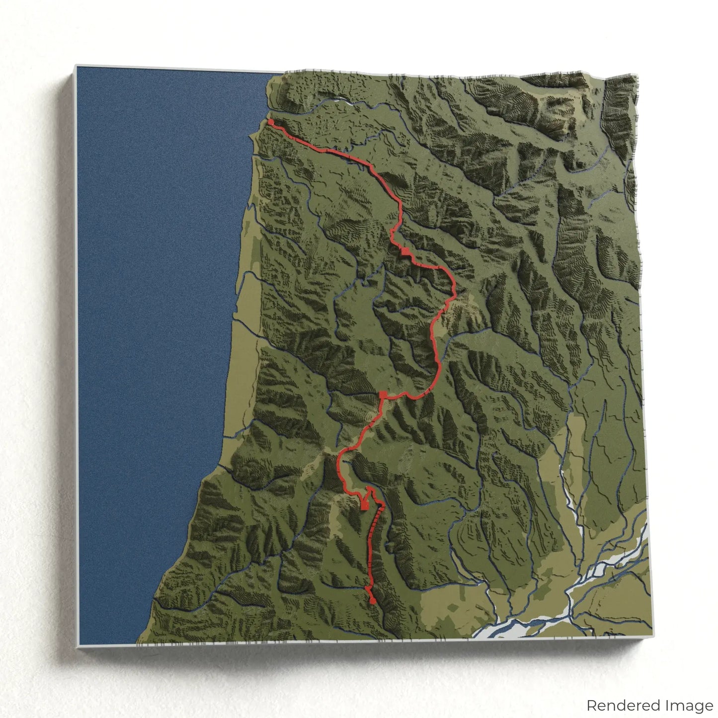 Paparoa Track 3D-Karte