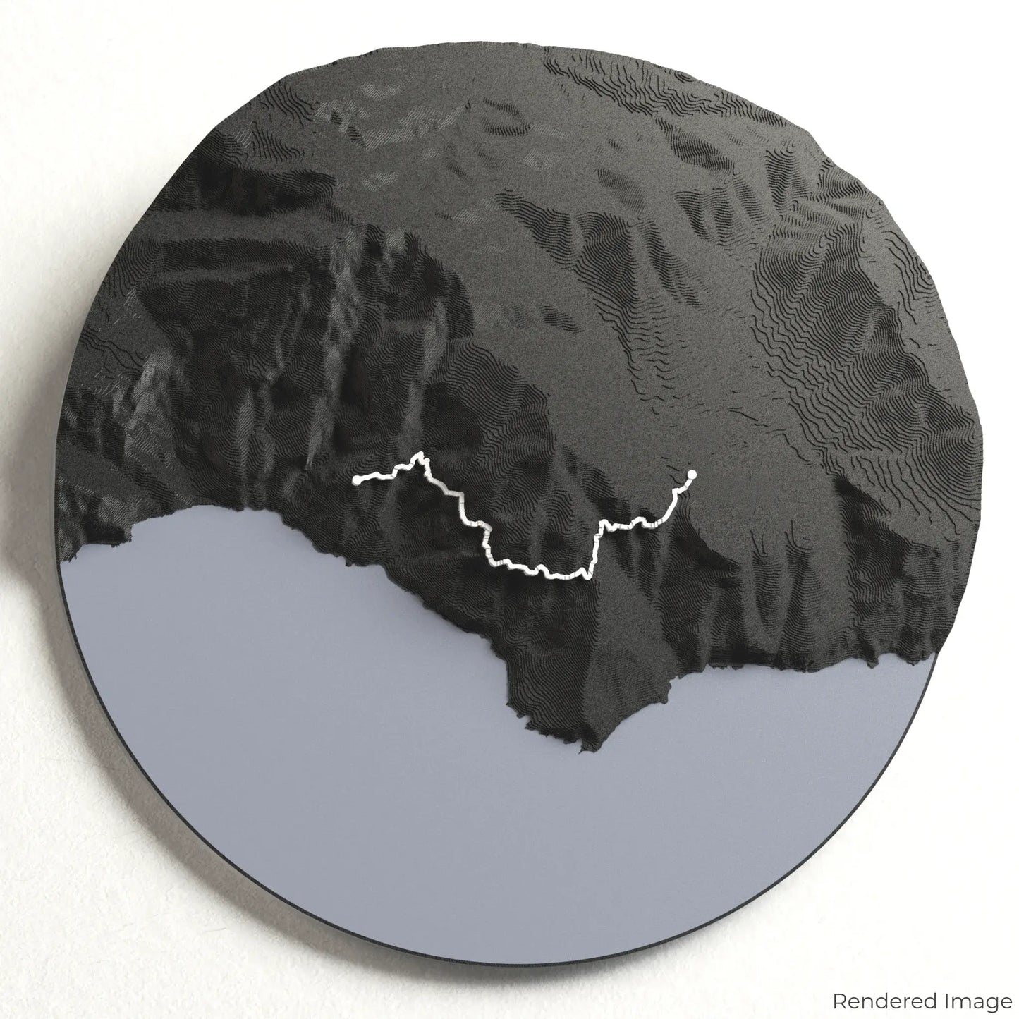 Carte 3D du Chemin des Dieux