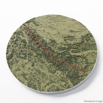 Rennsteig 3D Karte