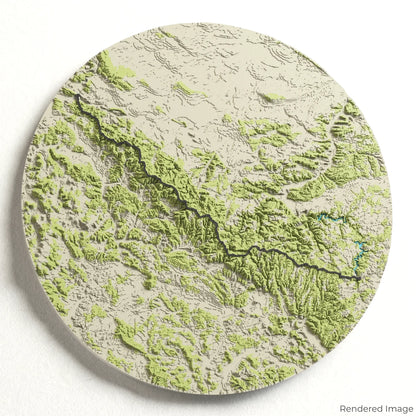 Rennsteig 3D Karte