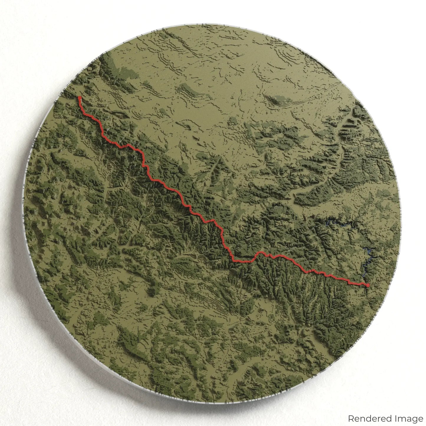 Rennsteig 3D Karte