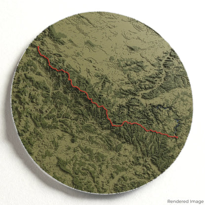 Rennsteig 3D Karte