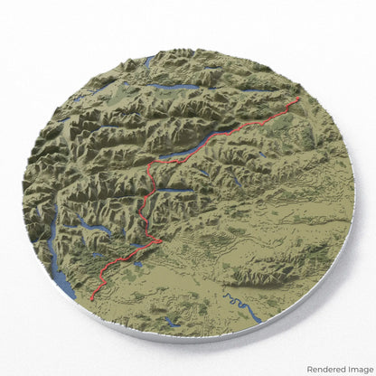 Rob Roy Way 3D Map