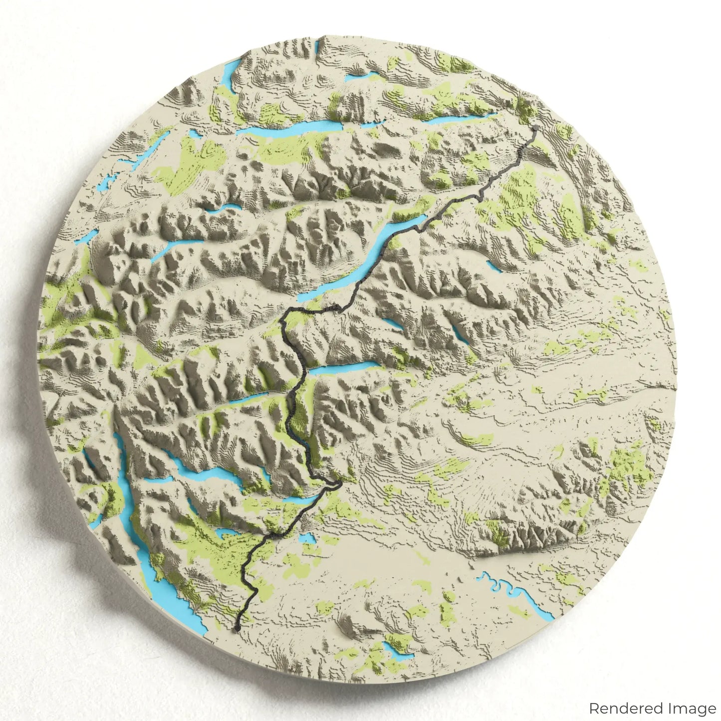 Rob Roy Way 3D Map