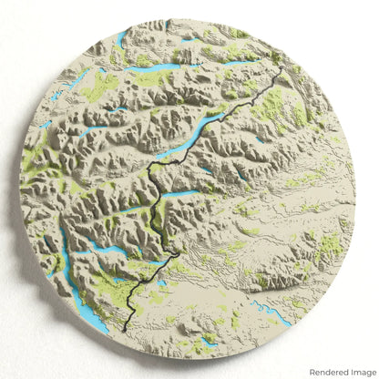 Rob Roy Way 3D Map