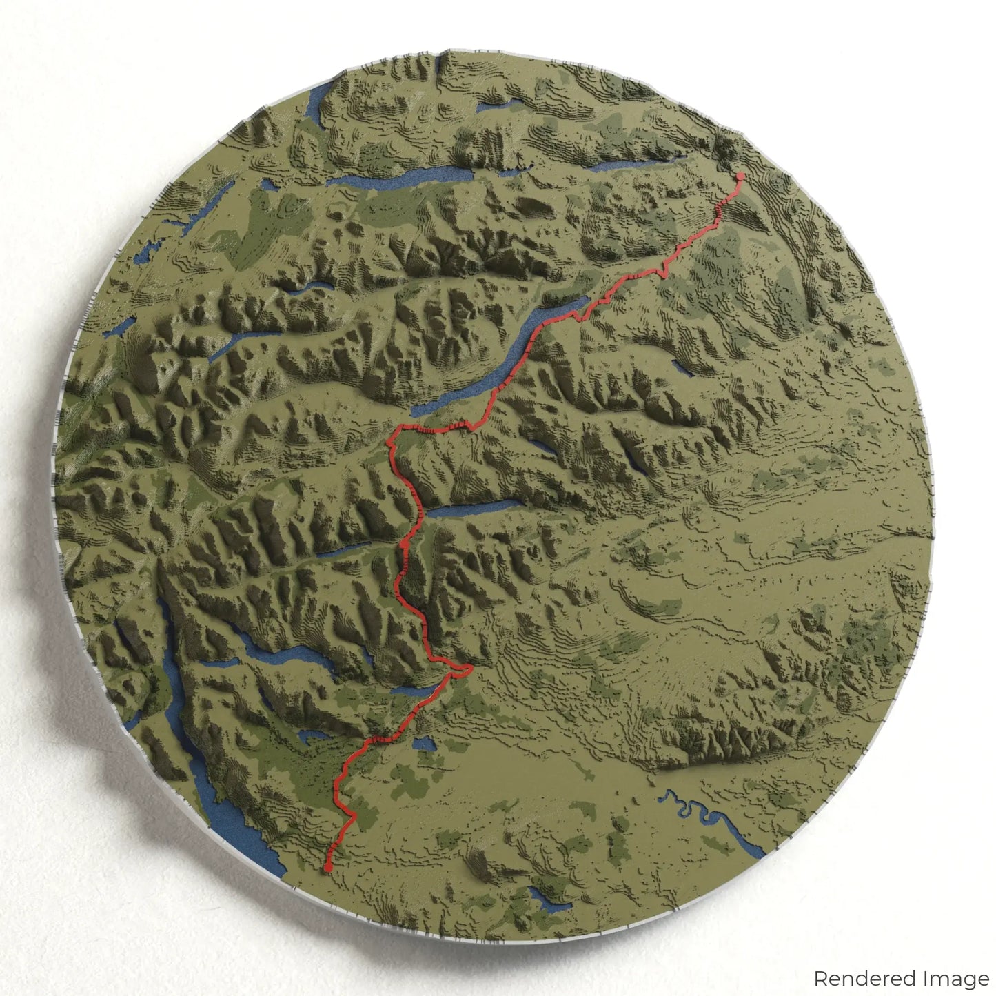 Rob Roy Way 3D Map