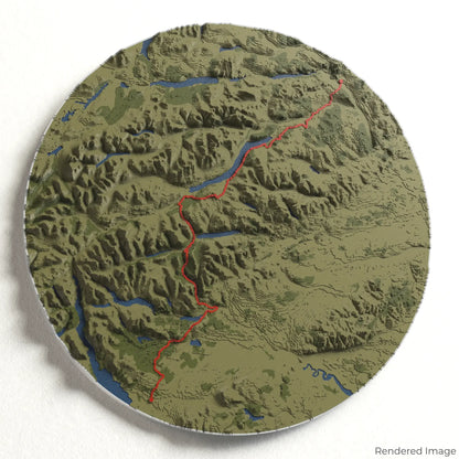 Rob Roy Way 3D Map