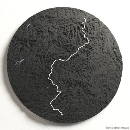 Rothaarsteig 3D Map