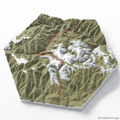 Salkantay Trek 3D Map