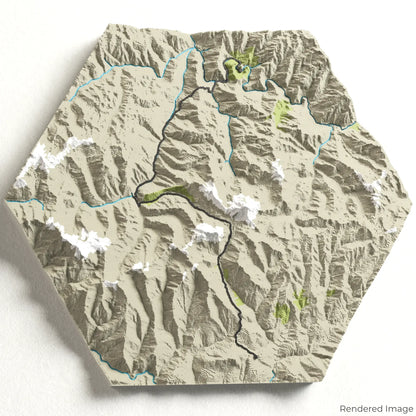 Salkantay Trek 3D Map