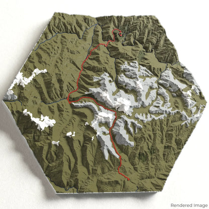Salkantay Trek 3D Map