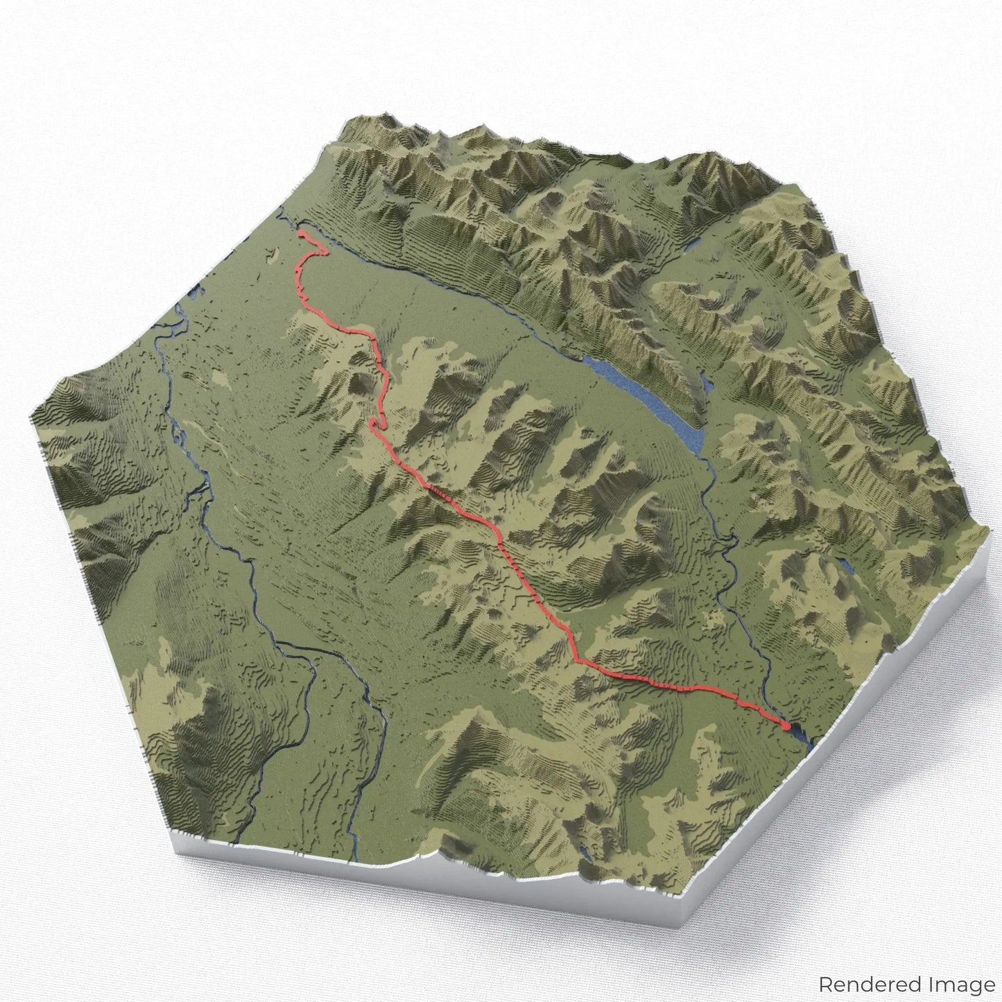 Skyline Trail 3D-Karte