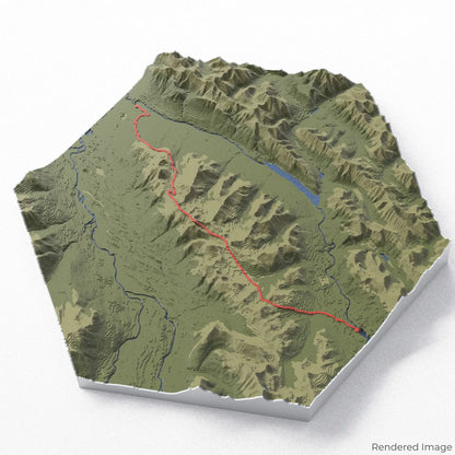 Skyline Trail 3D-Karte