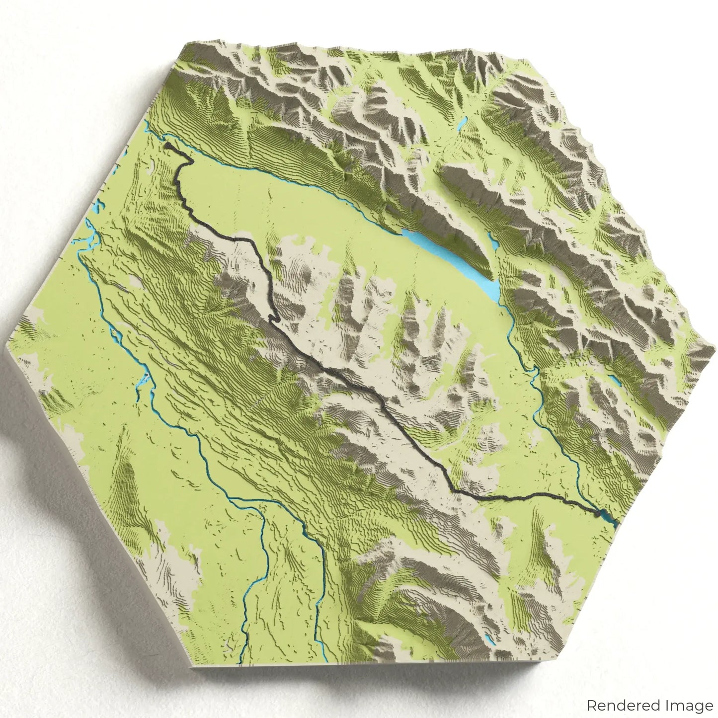 Skyline Trail 3D-Karte