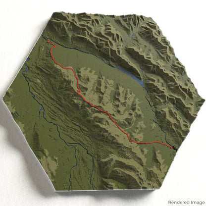 Skyline Trail 3D-Karte