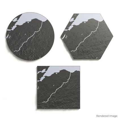 Speyside Way 3D-Karte