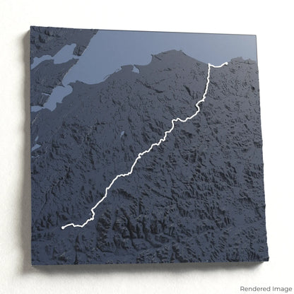Speyside Way 3D-Karte