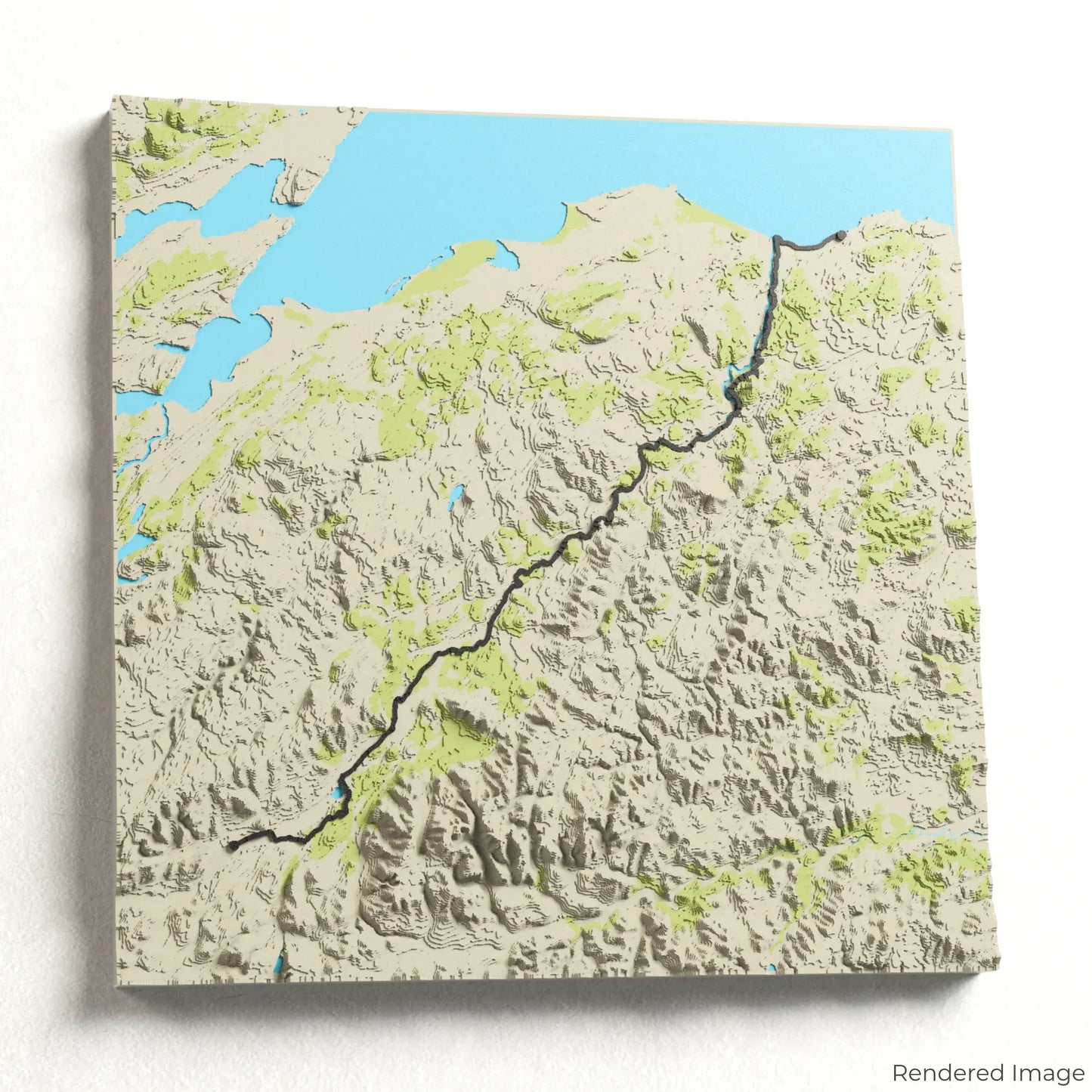 Speyside Way 3D-Karte