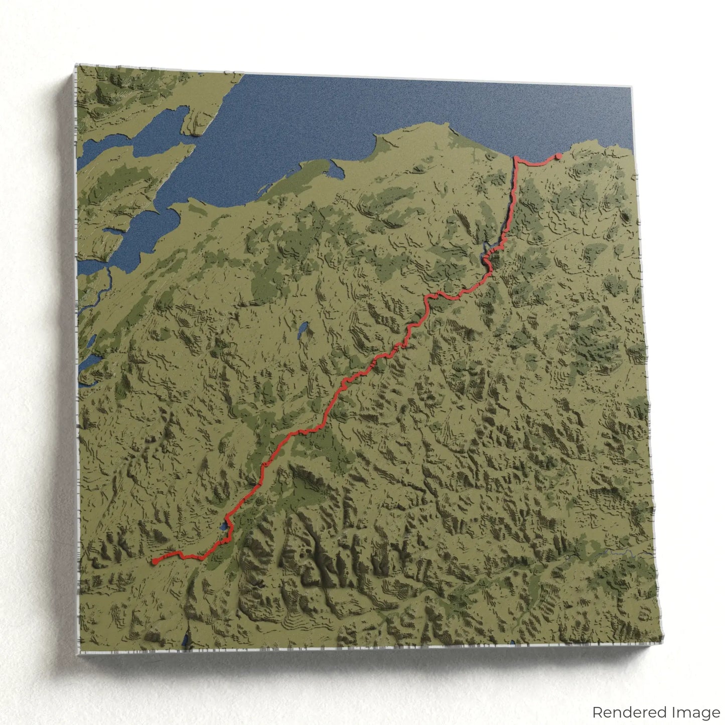 Speyside Way 3D-Karte