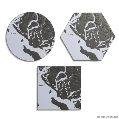 Sunshine Coast Trail 3D Map