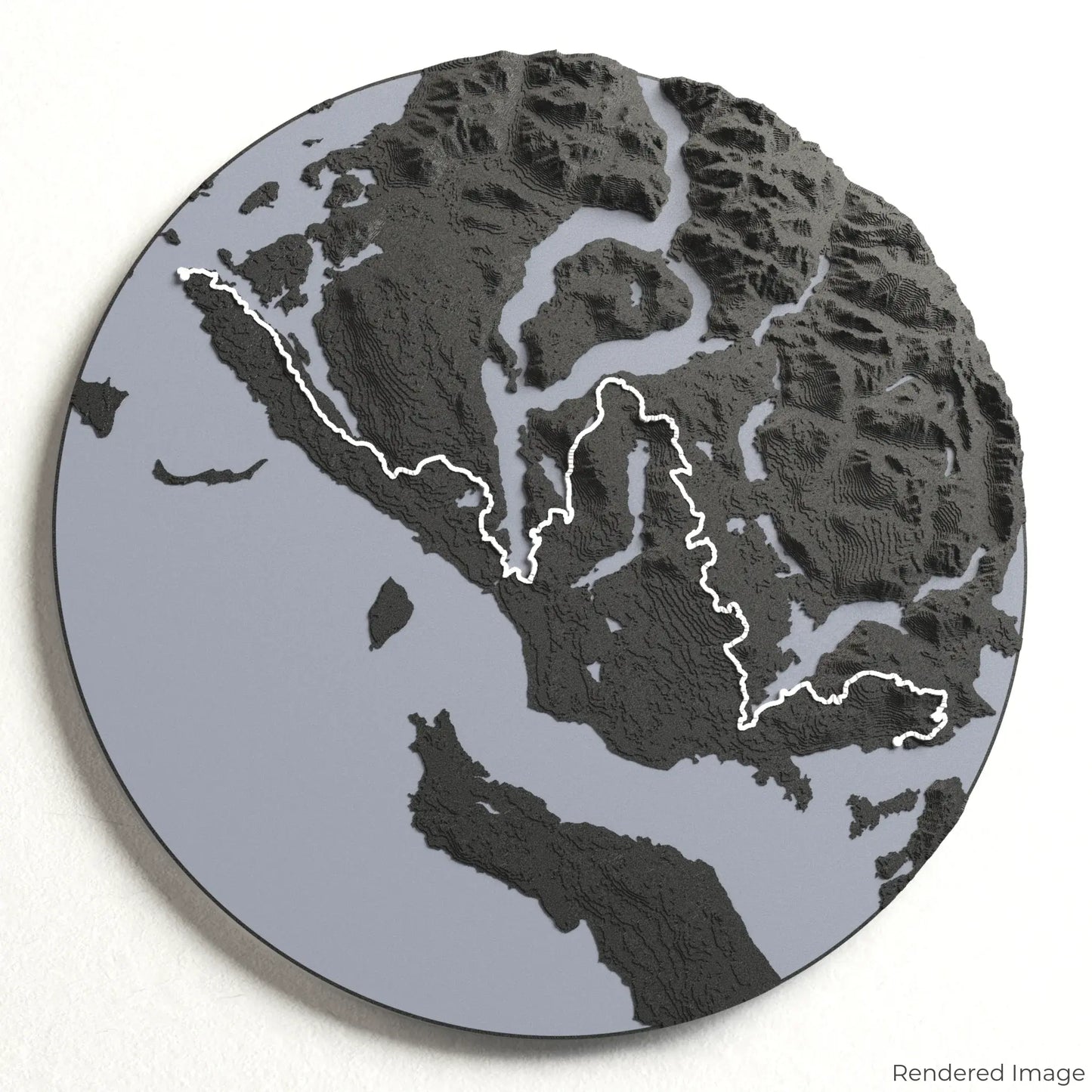 Sunshine Coast Trail 3D Map