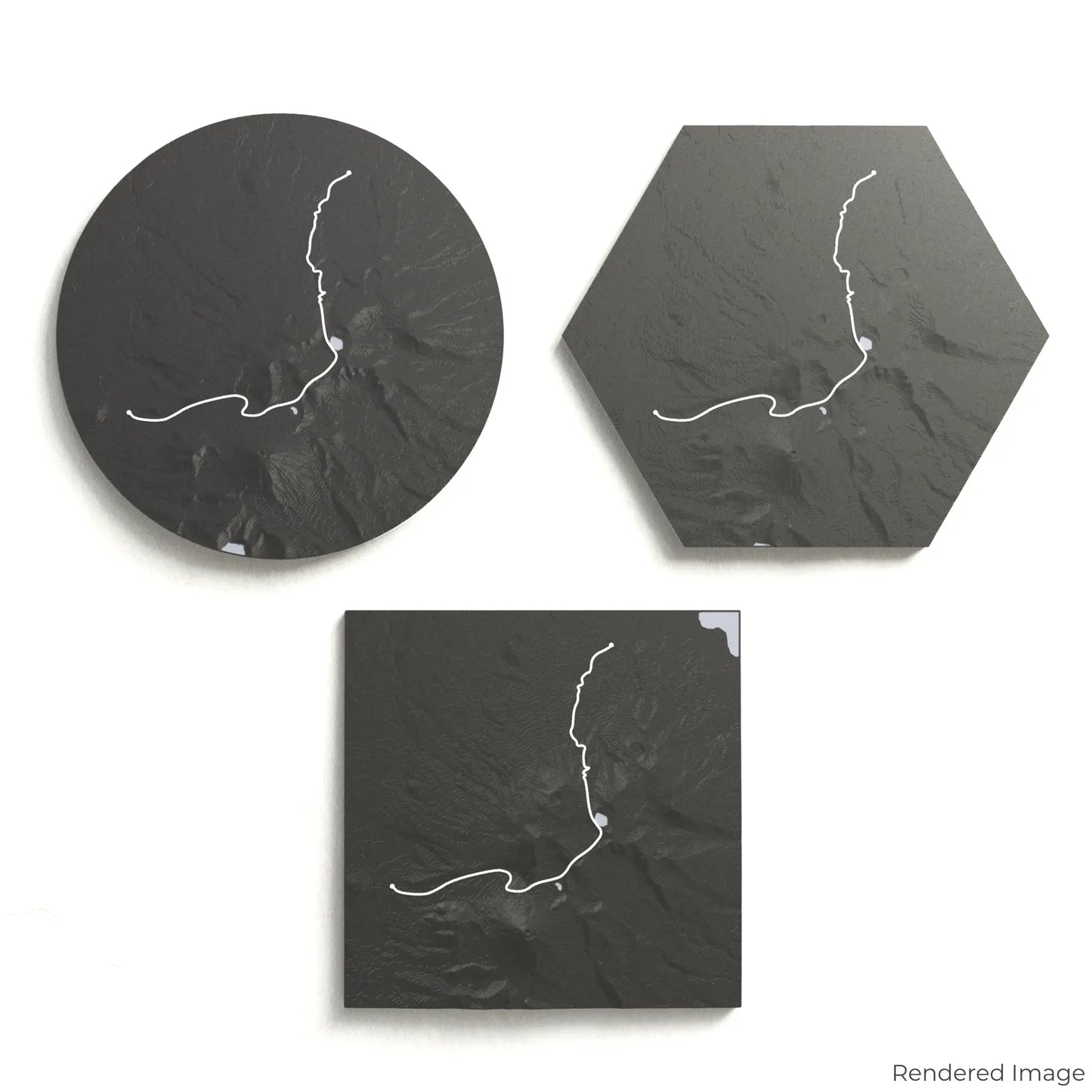 Tongariro Alpine Crossing 3D Map