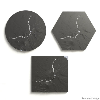 Tongariro Alpine Crossing 3D Map