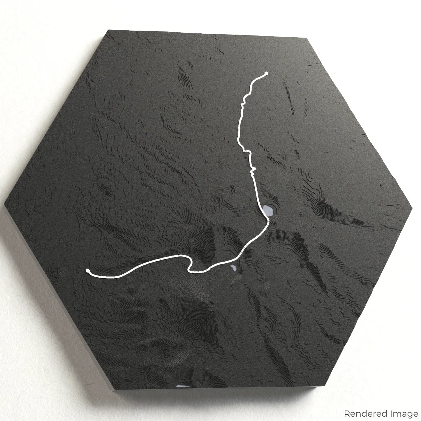 Tongariro Alpine Crossing 3D Map