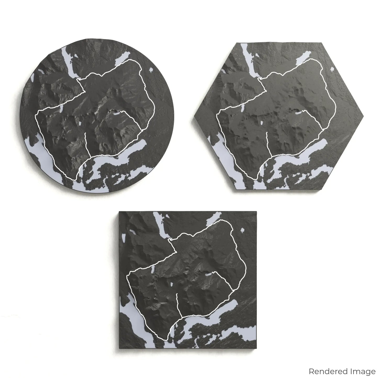 Torres del Paine O Circuit 3D Map